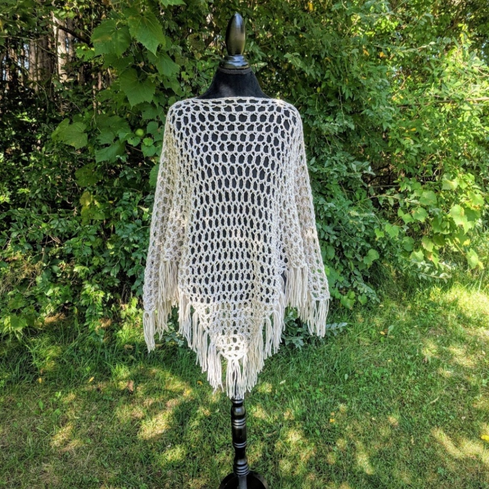 Hand Crocheted Poncho